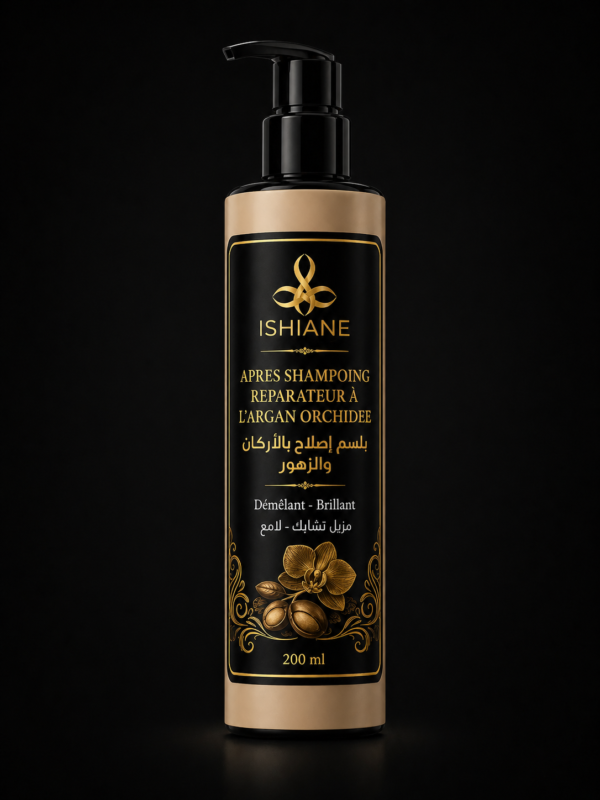 بلسم إصلاح بالأركان والزهور - APRES SHAMPOING REPARATEUR À L'ARGAN ORCHIDEE