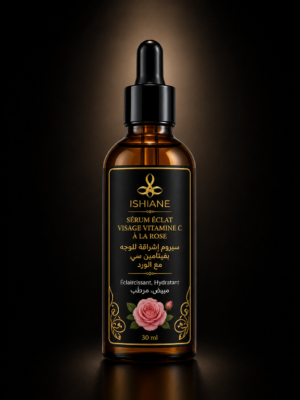 SERUM ECLAT VISAGE VITAMINE C 1 سيروم إشراقة للوجه بفيتامين سي مع الورد - SERUM ECLAT VISAGE VITAMINE C A LA ROSE