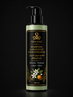 SHAMPOING SANS SULFATE FLEUR D'ORANGER شامبو بدون كبريت بزهر البرتقال - SHAMPOING SANS SULFATE FLEUR D'ORANGER